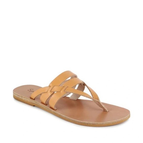 Splendid Shoes - SPLENDID Women's Size 7.5 Light Tan Selma Flat Slip-On Flip Flop Thong Sandals